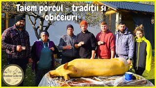 🐖 TAIEREA SI TRANSAREA PORCULUI  Ce tradiții și obiceiuri avem in Muntenia [upl. by Ayikaz]