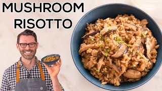 Easy Mushroom Risotto Recipe [upl. by Toddy874]