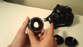 How to enable manual aperture adjustment on Canon FD Lenses [upl. by Moscow]