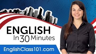 Learn English in 30 Minutes  ALL the English Basics You Need [upl. by Niawtna]