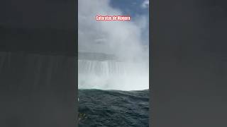 Espectacular ver las Cataratas del Niagara desde ese punto cataratas niagarafalls musica music [upl. by Kikelia]