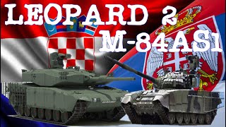 Leopard 2 protiv M84AS1 ko pobeđuje  MBT Leopard 2 VS M84AS1 Who wins [upl. by Burnside]