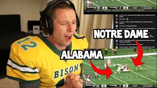 Rugby Player Reacts to ALABAMA vs NOTRE DAME 2020 CFB Playoffs Semi Final BONECRUNCHING FIRST HIT [upl. by Refenej]