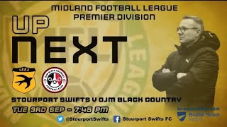 Matchday Stourport swifts vs OJM Black Country [upl. by Ylelhsa394]