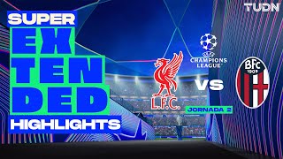 SUPER EXTENDED HIGHLIGHTS  Liverpool vs Bolonia  UEFA Champions League 202425  J2 [upl. by Zetana272]