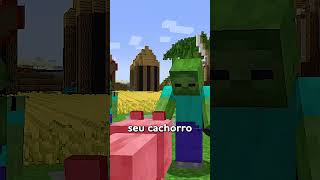 CÉU OU INFERNO PARA O CÃO UMA HISTÓRIA TRISTE DO MINECRAFT 🔗 shorts [upl. by Drabeck]