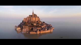 Mont St Michel has become an island by Jeremie Eloy  Drone Film Festival ANZ 16 [upl. by Ellenahs]