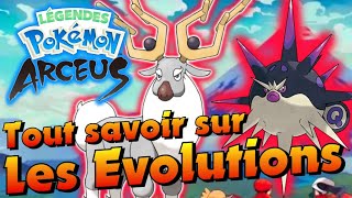 Pokémon PLA  Tout savoir sur les évolutions  Tuto FR [upl. by Giselbert]