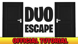 Official Tutorial DUO ESCAPE ROOM WHITE  Epic Play Studio [upl. by Llenrub]