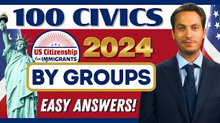 2024 USCIS Official Civics Test By Group 100 US Citizenship Interview Questions and Answers [upl. by Flatto527]