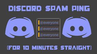 Discord Spam Ping Notification Sound For a full 10 minutes [upl. by Sasnett]