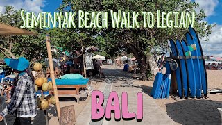 Seminyak Beach Walk to Legian [upl. by Anitak]