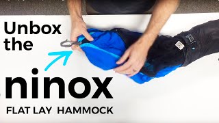 Ninox FlatLay Camping Hammock Full Unboxing [upl. by Siednarb]