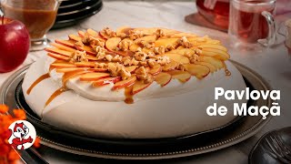 Pavlova de maçã [upl. by Ednihek563]