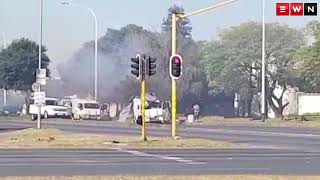 Cash in transit heist in Boksburg [upl. by Enrika]