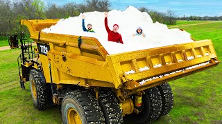 I Filled My Dump Truck With Packing Peanuts [upl. by Alym]