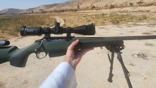 تجربه سريعه لبندق  tikka t3x super varmint  تجميع و رمايه بعيدة 427m [upl. by Aihsyn933]