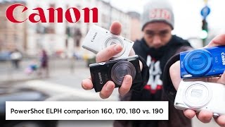 Canon PowerShot ELPH 160 170 IS 180 vs 190 IS  Pocketcamera vs iPhone [upl. by Brina]