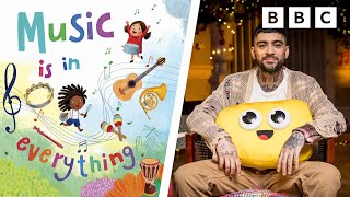 Zayn Malik Reads Music Is In Everything  CBeebies Bedtime Stories [upl. by Aniratac]