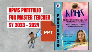 RPMS Portfolio 2023  2024 for Master Teachers [upl. by Aleac]