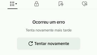 OCORREU UM ERRO Vídeos do TikTok sumiram do perfil 24092024 [upl. by Zerlina12]