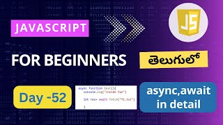 Async await in JavaScript  Async await  JavaScript for beginners JavaScript async await [upl. by Acinoreb443]