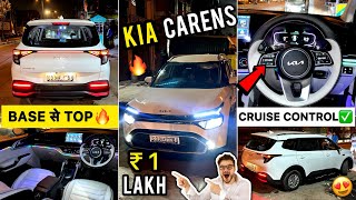 Highly Modified KIA CARENS base model🔥Kia carens 2024 modified✅Kia carens base to top modification [upl. by Nnylrats]