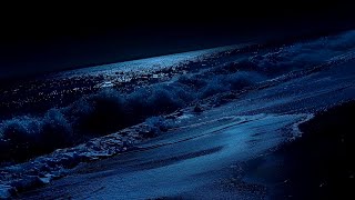 Ocean Sounds For Deep Sleep Relax With Night Ocean Waves The Silent One [upl. by Arakal706]