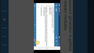 how to make a unhackable pasword generator usingpythonpyroid3codingfandashorts [upl. by Utter]
