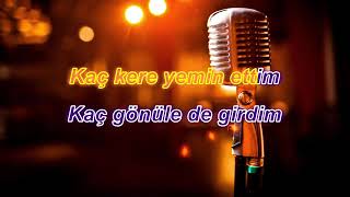 sevmekten kim usanır karaoke [upl. by Gildas]