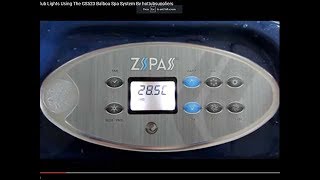 Locking amp Unlocking The Temperature amp Control Panel On Gs 523 By hottubsuppliers [upl. by Knowlton]