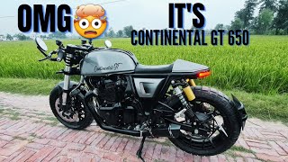 MOST HEAVILY MODIFIED CONTINENTAL GT 650ONLY 1 IN INDIA RDV RAHUL [upl. by Leggett]