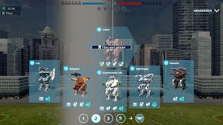 War Robots Natasha Leo Nightingale bulgasari Arthur  Domination Gameplay [upl. by Manaker210]