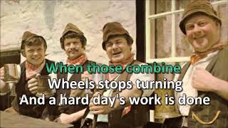 The Wurzels  I Am A Cider Drinker Karaoke [upl. by Haneekas865]