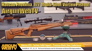 Hatsan Proxima MultiShot Fixed Barrel Vortex Powered Tack Driver  Video by AirgunWebTV [upl. by Limak]