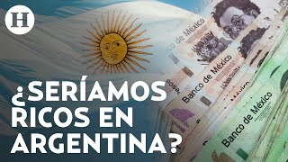 ¡Cotiza por debajo del 50 Moneda argentina se devalúa más esto podrías comprar con 50 MXN [upl. by Schaffer]