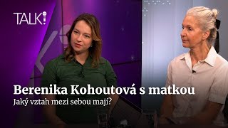 Berenika Kohoutová a Irena Obermannová Dcera s matkou na TN Live  TALK [upl. by Yatnwahs620]