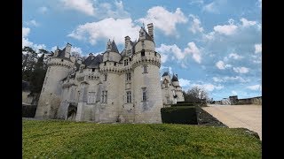 CASTELOS FRANCESES  USSÉ O CASTELO DA BELA ADORMECIDA [upl. by Anirbys]