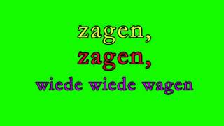 Zing mee met Zagen Zagen Wiede Wiede Wagen [upl. by Elleina]