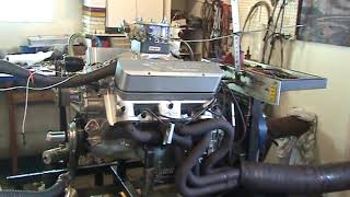 510 cid Pump Gas Pontiac Engine 760 hp 704 ft lbs of torque warming up [upl. by Citron]