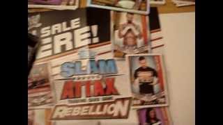 WWE SLAM ATTAX REBELLION CARDS 10 PACK OPENING [upl. by Dickie]