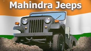 Willys Jeeps made in India 75 years of Mahindra Jeeps CJ 3b to the Thar [upl. by Ennagem]