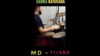 SAMBA BATUCADA NA BATERIA [upl. by Ahtabbat]