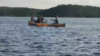 Quetico Provincial Park  Walleye Pike and Smallmouth Bass Fishing [upl. by Ihcekn]