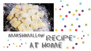 Marshmallow Recipe in Tamil  Homemade Marshmallow Recipe [upl. by Euqinad]