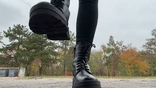 ASMR Feet Walking in the park in shoes 👟 [upl. by Oznol]