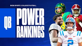 College Football QB Power Rankings Who grabs the No 1 spot [upl. by Monson]