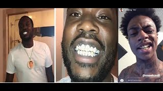 Boonk Gets at Meek Mill after Meek gets grills GRILLS AINT FOR EVERYBODY [upl. by Fujio]