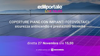 COPERTURE PIANE CON IMPIANTI FOTOVOLTAICI [upl. by Bremble202]