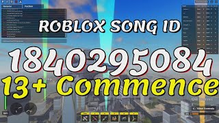 13 Commence Roblox Song IDsCodes [upl. by Aliakim]